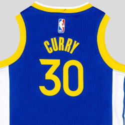 Nike 0-7 Icon Replica Jersey Golden State Warriors Stephen Curry – Nr. 30 Blue/Yellow