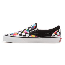 VANS UA Classic Slip-On (Floral Checkerboard) black/true white