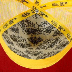 Von Dutch Originals Trucker Boston Oval Patch Cot/Twi Red/Yellow