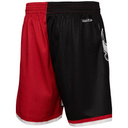 Mitchell And Ness NBA Big Face Shorts 5.0 - 8-20Y Chicago Bulls Black/Red/White