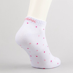 Peak Low Cut Socks White
