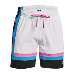 Under Armour Men's UA Baseline Woven Shorts II White
