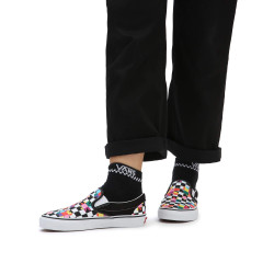 VANS UA Classic Slip-On (Floral Checkerboard) black/true white