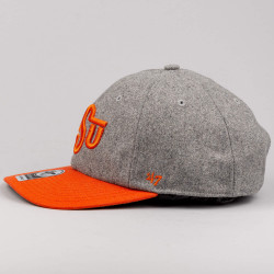 47 Brand Oklahoma State Cowboys Vin Gray Nimbus Tt Clean Up Wool