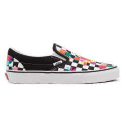 VANS UA Classic Slip-On (Floral Checkerboard) black/true white