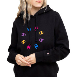 Champion Wmns Hooded Sweatshirt Black