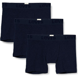 Levis Men Premium Boxer Brief (3-Pack) Navy