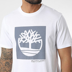 Timberland SS Graphic Tee White
