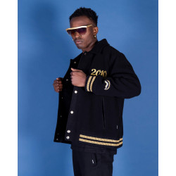 Sprayground Golden Tiger Varsity Black