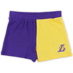 Outer Stuff Super Star Short Set Los Angeles Lakers Grey