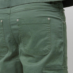 Sean John SJ Script Logo Knee Patch Cargopants - olive