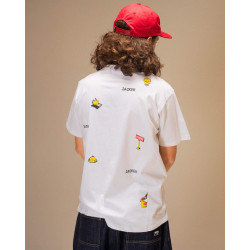 Tričko Jacker Deal T-shirt biele