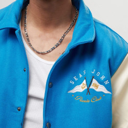 Sean John SJ Yacht Club Collegejacket blue/sand