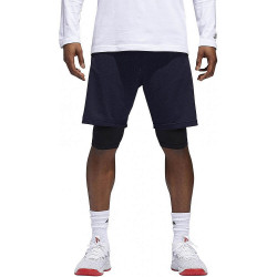Adidas Dame Doll 2 In 1 Shorts Navy