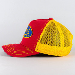 Von Dutch Originals Trucker Boston Oval Patch Cot/Twi Red/Yellow