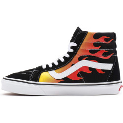 Vans Flame Sk8-Hi Reissue Shoes Black/True White
