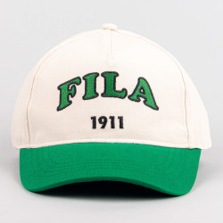 FILA TASHKENT Varsity Trucker hat Whitecap Gray-Verdant Green