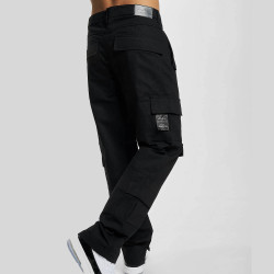 Sean John SJ Script Logo Mulitpocket Cargopants - black