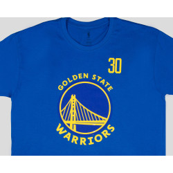 Outer Stuff Nba Standing Tall Ss Tee Golden State Warriors Curry Stephen Blue