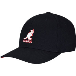 Kangol 3D Wool Flexfit Baseball Black