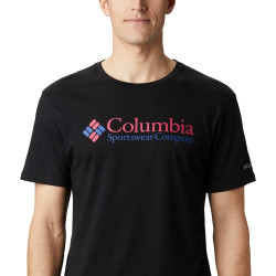Columbia Csc Basic Logo™ Short Sleeve Black Icon