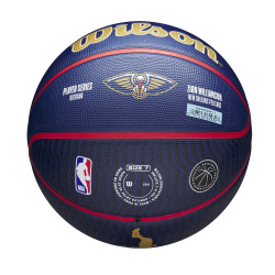 WILSON NBA PLAYER ICON OUTDOOR BSKT ZION Navy (sz. 7)