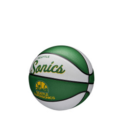 Wilson NBA Team Retro Mini Basketball Seattle Supersonics (sz. 3)