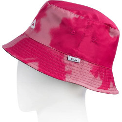 Fila BEAUVAIS Reversible Fitted Bucket hat Carmine Floral Batic AOP