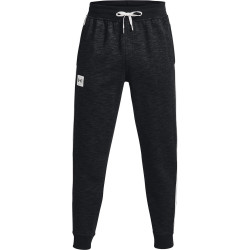 Under Armour Men's UA Essential Fleece Heritage Joggers Black