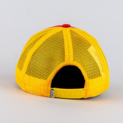 Von Dutch Originals Trucker Boston Oval Patch Cot/Twi Red/Yellow