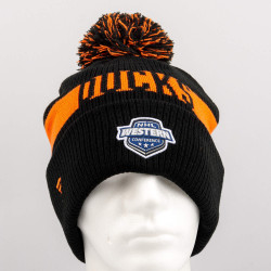 Fanatics NHL Fundamental Beanie Cuff with Pom Anaheim Ducks Black/Dark Orange