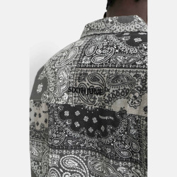 Sixth June Bandana Patchwork Jacket Black/White