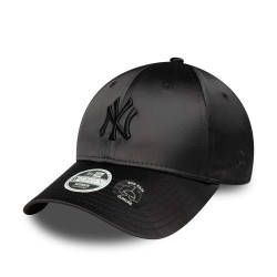 Dámska šiltovka New Era New York Yankees Womens MLB Satin Bow Back Black 9FORTY Adjustable Cap čierna