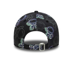 Detská šiltovka New Era Space All Over Print Black 9FORTY CHILD Adjustable Cap čierna