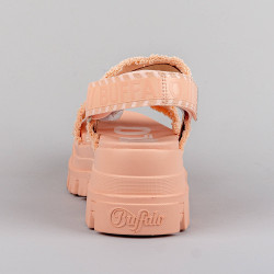 Buffalo Sandal Platform Aspha Str Rose