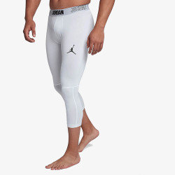 Jordan Dri-Fit 23 Alpha Men'S 3/4 Training Tights White/Black/Black