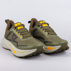 Bežecké trailové tenisky Peak Trail Running Shoes Taichi-Orographic Exploration Lt. Army