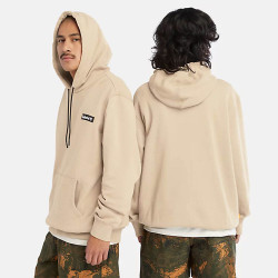 Timberland Wov Badge Hoodie - light brown