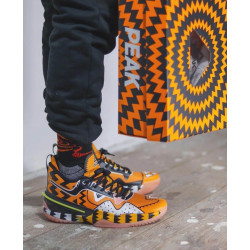 Peak Basketball Match Shoes Year Of The Tiger Limited Edition Flash 3 Mango Yellow