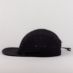 DJINN'S 5 Panel Flat Cap Puffy Nylon black