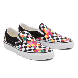 VANS UA Classic Slip-On (Floral Checkerboard) black/true white