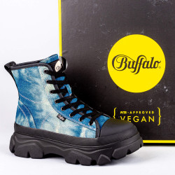 Buffalo Cade Lace Up Hi Blue
