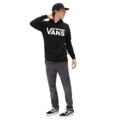 VANS CLASSIC PULLOVER HOODIE II BLACK/WHITE