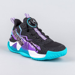 Detské basketbalové tenisky Peak Kids Basketball Shoes Disc Ultralight Black/Lakers Purple