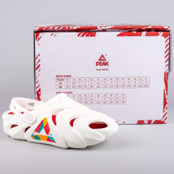 Sandále PEAK Taichi Clogs Species Olympic WHITE/RED
