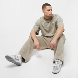Sean John SJ Script Logo Peached Slit Sweatpants - sand
