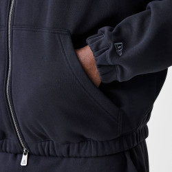 Mikina NEW ERA Chicago Bulls NBA Linear Black Oversized Full Zip Hoodie čierna