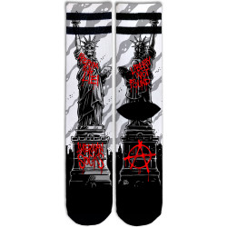 American Socks Freedom is a lie - Mid High Black