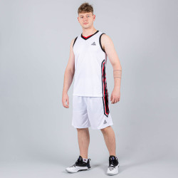 Basketbalová súprava (dres + trenírky) Peak Basketball Uniforms biela