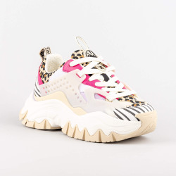 Buffalo Trail One Animal Mix/Cream/Magenta